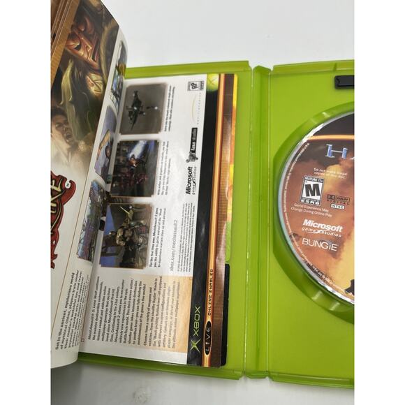 Halo 2 BLACK LABEL (Microsoft Original Xbox, 2004) CIB Complete Tested Works - Picture 10 of 10